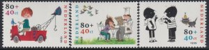 Sc# B714 / B716 Netherlands 1999 Child Welfare stamps full set MNH CV $3.75