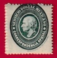 MEXICO SCOTT#O4 1893 HIDALGO - MNH TONED GUM