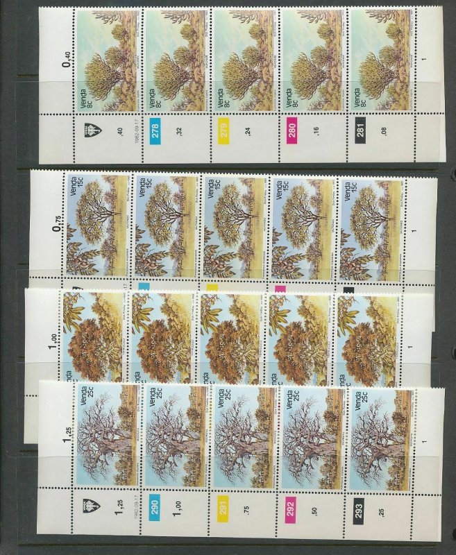 South Africa Venda SWA Transkei Trees Art MNH x190+Cards/Coversx6(W1718