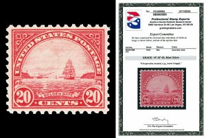Scott 698 1931 20c Golden Gate Issue Mint Graded VF-XF 85 NH with PSE CERT