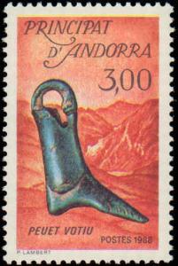 1981 Andorra, French #361, Complete Set, Never Hinged