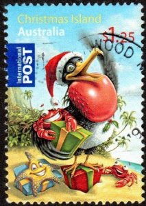 Christmas Island 482 - Used - $1.25 Christmas / Frigatebird (2009) (cv $3.25)