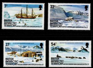 British Antarctic Territory Scott 121-124 MNH** Ship set 1985