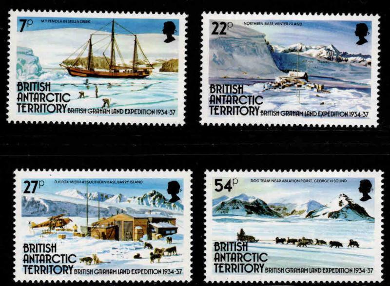 British Antarctic Territory Scott 121-124 MNH** Ship set 1985