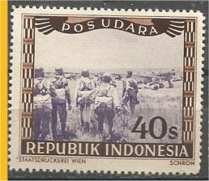 INDONESIA, 1949, MNH 40s AIR POST Scott C22