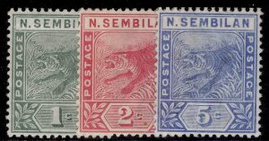 MALAYSIA - Negri Sembilan GV SG1-4, 1891 complete set, M MINT. Cat £50.