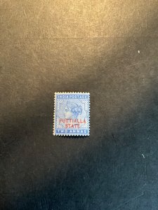 Stamps Indian States Patiala  Scott #8 hinged