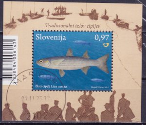 Slovenia, 2013, Marine Life, s/s, Mi#B70, used/cto
