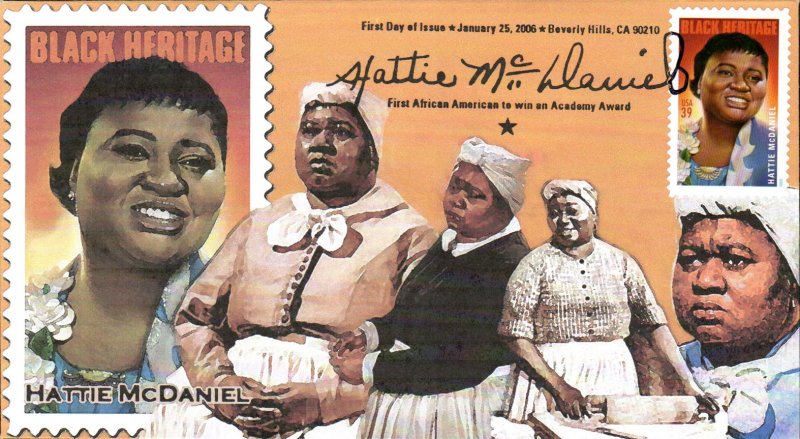 #3996 Hattie McDaniel Cruz FDC