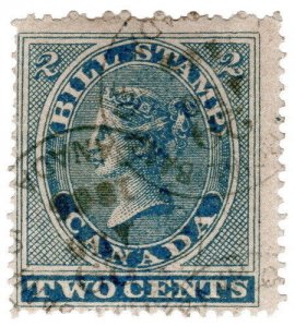 (I.B) Canada Revenue : Bill Stamp 2c (1864)