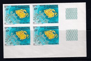 NEW CALEDONIA  1980 - Map of  Pine Tree Island - MNH Imperf  PB LR # 452