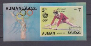 1972 Ajman 1441/B373b 3D 1972 Olympic Games in Munich 9,00 €