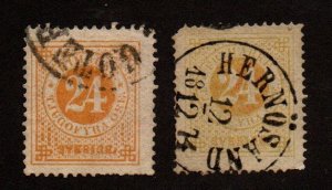 Sweden 24 & 24a Used