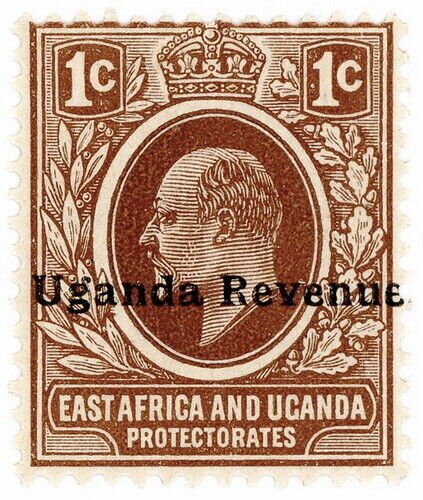 (I.B) KUT Revenue : Uganda Duty 1c (1907)