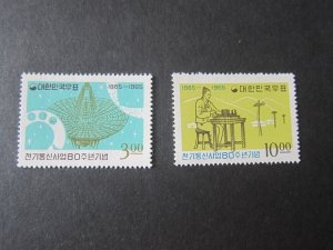 Korea 1965 Sc 481-2 set MNH