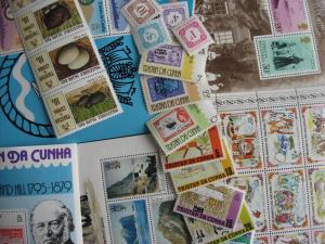 TRISTAN DA CUNHA 20 different MNH stamps, souvenir sheets,check m!PLZ read descr 