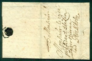 SWEDEN, 1692 Very Early Folded Letter to STOCKHOLM, signed Pollak