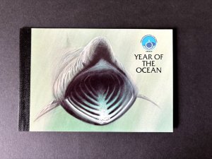 Isle of Man: 1997  International Year of the Ocean, Booklet, MNH