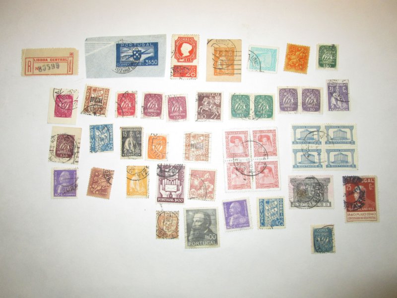 Portugal Stamps Lot. Old STAMPS LOT FROM PORTUGAL