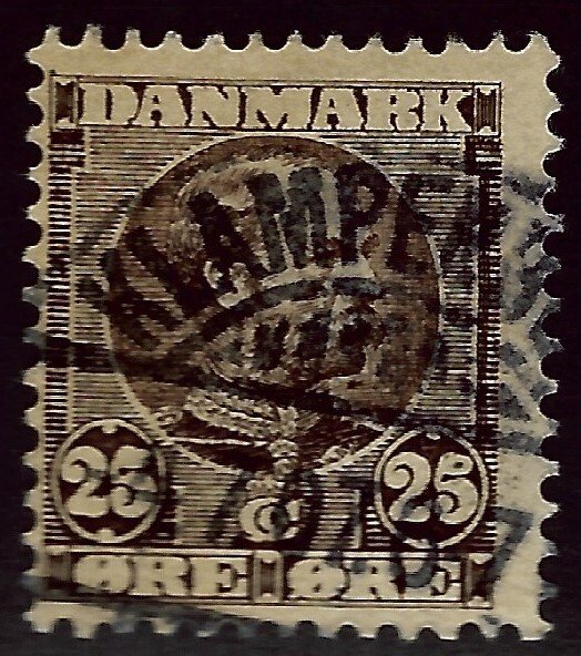 Denmark SC#67 Used F-VF...Beautiful Denmark!