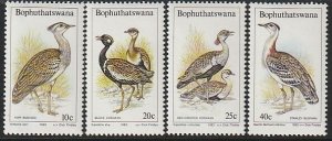 1983 South Africa - Bophuthatswana - Sc 112-5 - MNH VF - 4 singles - Birds