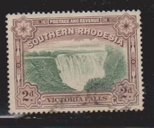 SOUTHERN RHODESIA Scott # 31 Used - Victoria Falls