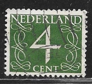 Netherlands 285: 4c Numeral, used, F-VF