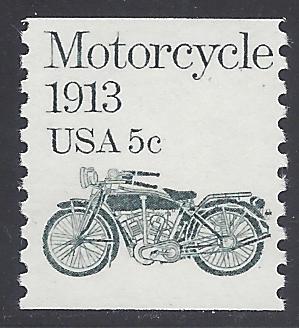 #1899 5c  Motorcycle 1913 Coil Single 1983 Mint NH