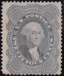 US 37a Early Classics Mint F Gray- No Gum