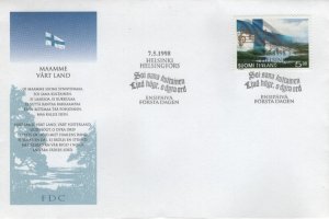 Finland 1998 FDC Sc 1078 5m 1st Performance National Anthem 150th ann