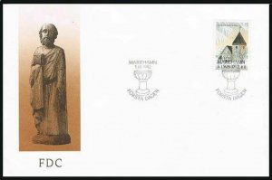 Finland-Aland 41,FDC.Michel 64. Hammarland Church,1992.