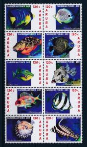 [AR543] Aruba 2011 Marine Life Caribbean Fishes Fischen Poisson  MNH