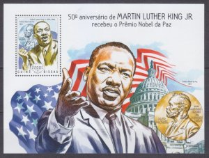 2014 Guinea-Bissau 7280/B1274 Nobel laureates / Martin Luther King 8,50 €