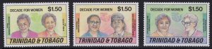 TRINIDAD & TOBAGO SG680/2 1985 DECADE FOR WOMEN MNH