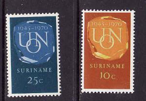 Suriname-Sc#373-4-unused NH set-UN-1970-