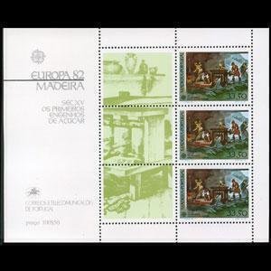 Portugal Madeira MNH S/S 81a Europa Sugar Mill 1982