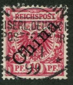 German Offices China SC# 3a China o/p on issue of Germany 10pf Used