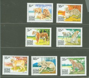 Guinea-Bissau #561-567  Single (Complete Set) (Animals)