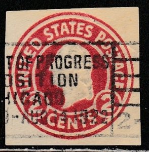United States     U429(1)    (O)    1915    Fragment d'enveloppe