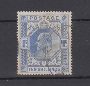 GB KEVII 1902 10/- Ultramarine p14 DLR SG265  BP11878
