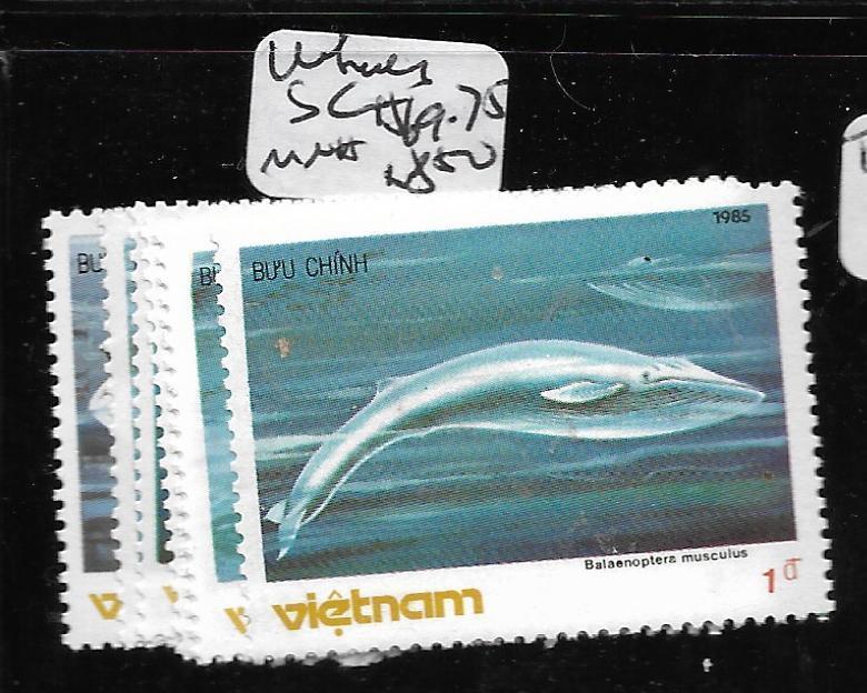 VIETNAM (P1602B) WHALES SC1569-754  MNH