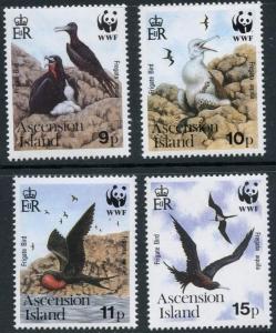 ASCENSION Sc#483-6 1990 WWF Frigate Birds  MNH Complete