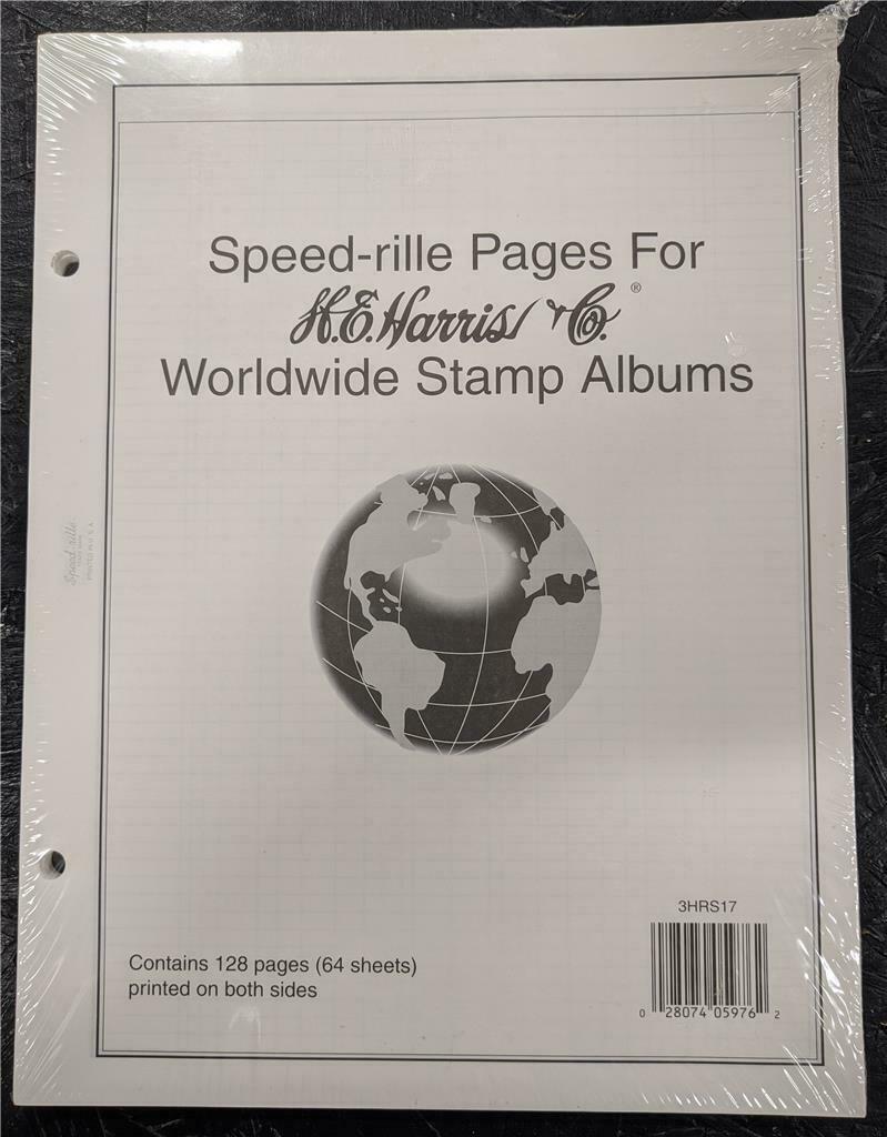 Harris Empty Stamp Collecting pages New & Sealed 64 Speedrille