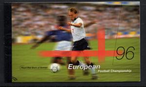 Great Britain Sc BK161 1996 Soccer Prestige Booklet mint NH