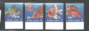 PITCAIRN Isl. 2003 FISH #583 - 586 & MS#586a  MNH