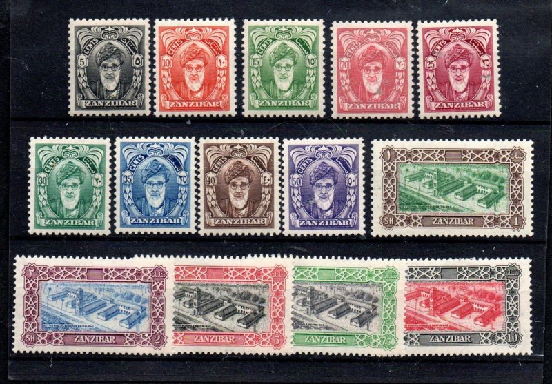 Zanzibar 230-243 Set Mint hinged