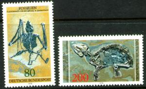 Germany Scott 1275-1276 MNH** 1978   stamp set disturbed gum