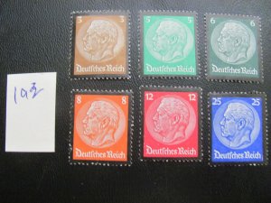 Germany 1934 MNH SC 436-441 SET  XF 140 EUROS (193)