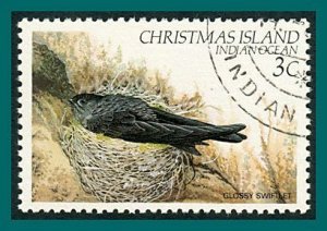 Christmas Island 1982 Birds 2, 3c used #119,SG154