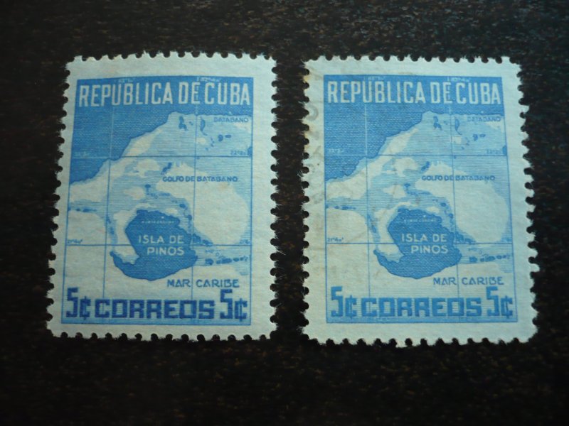 Stamps - Cuba - Scott# 437 - Mint Hinged & Used Single Stamps